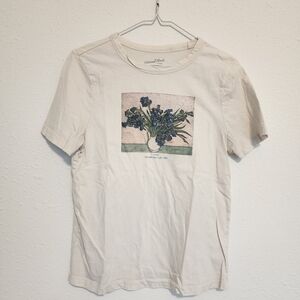 Van Gogh Graphic T-Shirt with Floral Print
